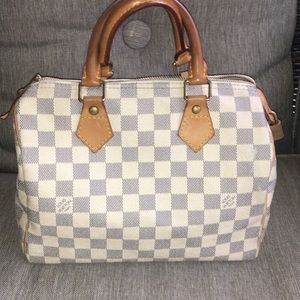 Louis Vuitton Speedy 25 Damier Azur (AUTHENTIC)
